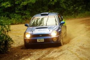 Jeff Timpe / Joe Patava Subaru WRX on SS9, Height O' Land I.