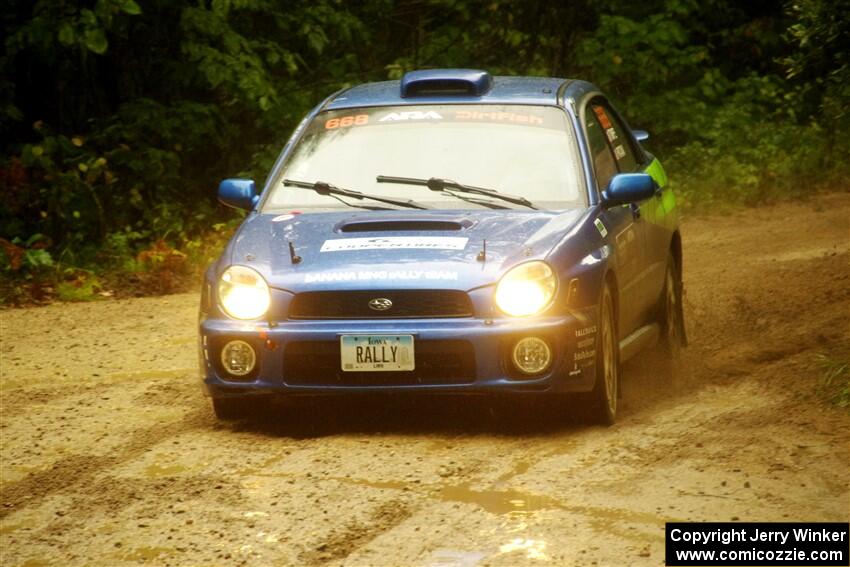 Jeff Timpe / Joe Patava Subaru WRX on SS9, Height O' Land I.