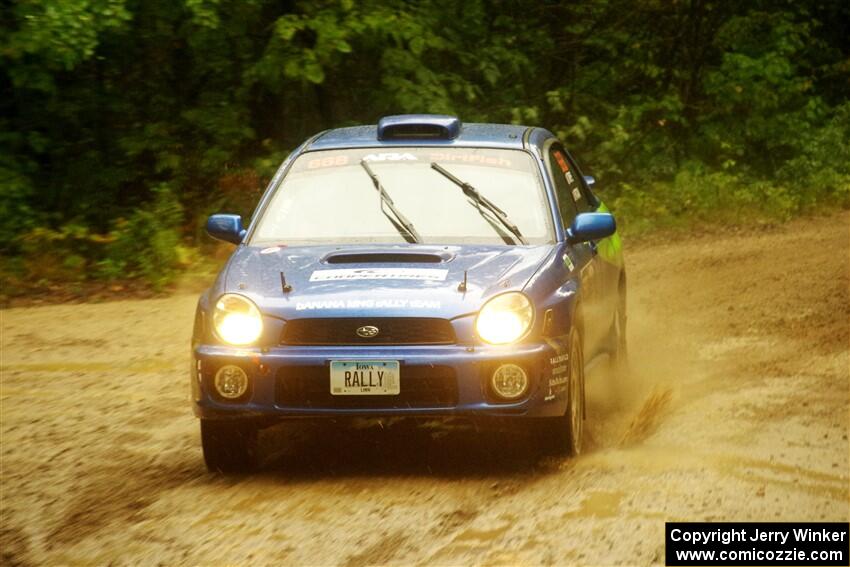 Jeff Timpe / Joe Patava Subaru WRX on SS9, Height O' Land I.