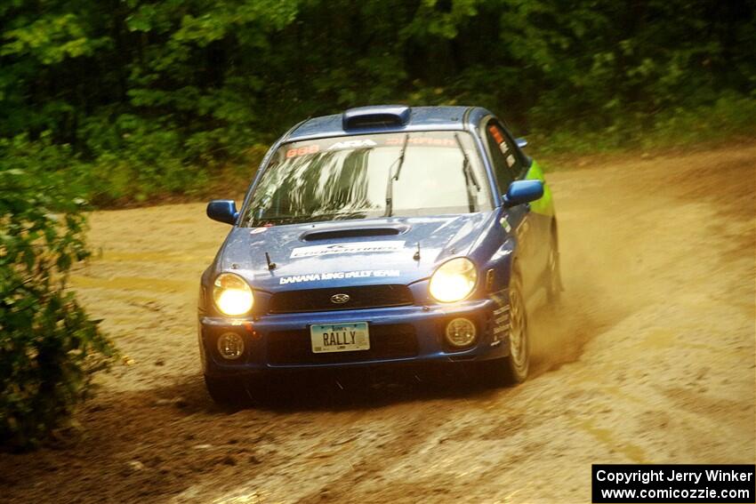 Jeff Timpe / Joe Patava Subaru WRX on SS9, Height O' Land I.