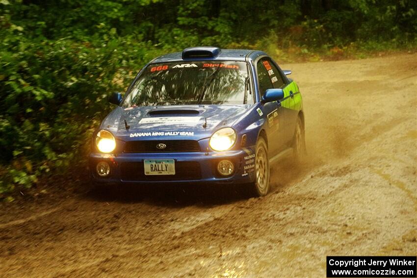 Jeff Timpe / Joe Patava Subaru WRX on SS9, Height O' Land I.