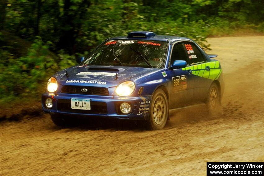 Jeff Timpe / Joe Patava Subaru WRX on SS9, Height O' Land I.