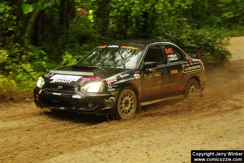 Todd Briley / Valerie Briley Subaru WRX STi on SS9, Height O' Land I.