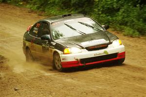 Jake Burke / Eric Schlee Honda Civic on SS9, Height O' Land I.