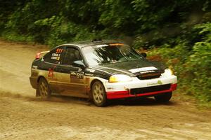 Jake Burke / Eric Schlee Honda Civic on SS9, Height O' Land I.