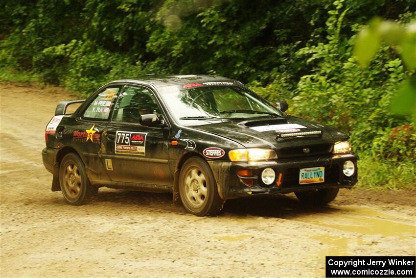 Kristian Rue / Mark Rue Subaru Impreza 2.5RS on SS9, Height O' Land I.