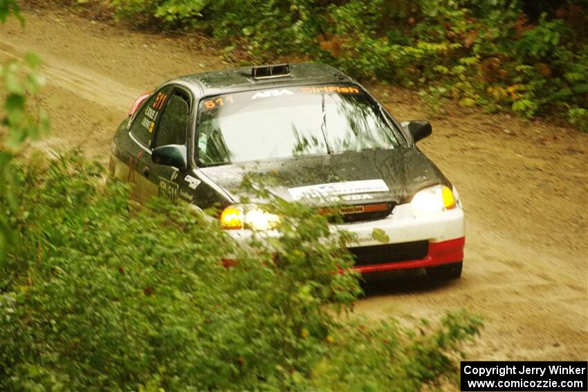 Jake Burke / Eric Schlee Honda Civic on SS9, Height O' Land I.