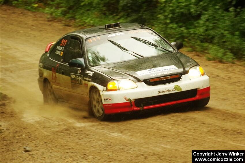 Jake Burke / Eric Schlee Honda Civic on SS9, Height O' Land I.