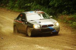 Andrew Dustman / K.J. Miller Subaru WRX on SS9, Height O' Land I.