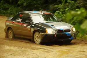 Andrew Dustman / K.J. Miller Subaru WRX on SS9, Height O' Land I.