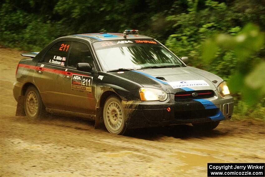 Andrew Dustman / K.J. Miller Subaru WRX on SS9, Height O' Land I.