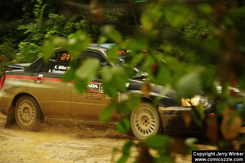 Andrew Dustman / K.J. Miller Subaru WRX on SS9, Height O' Land I.