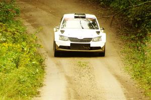 Ryan Booth / Andy Hayes Škoda Fabia on SS11, Anchor-Mattson.