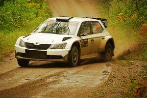 Ryan Booth / Andy Hayes Škoda Fabia on SS11, Anchor-Mattson.