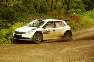 Ryan Booth / Andy Hayes Škoda Fabia on SS11, Anchor-Mattson.