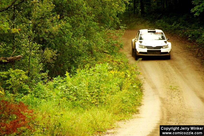 Ryan Booth / Andy Hayes Škoda Fabia on SS11, Anchor-Mattson.