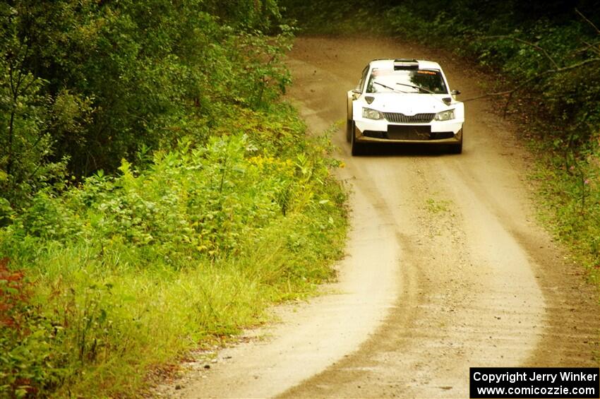 Ryan Booth / Andy Hayes Škoda Fabia on SS11, Anchor-Mattson.