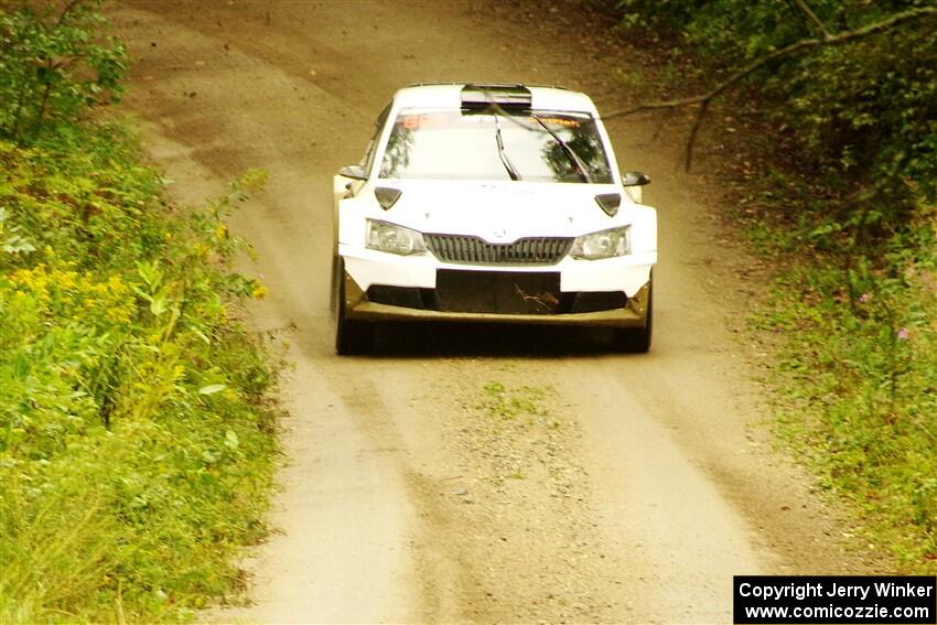 Ryan Booth / Andy Hayes Škoda Fabia on SS11, Anchor-Mattson.