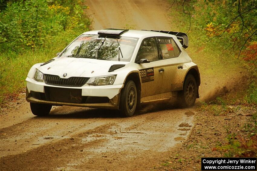 Ryan Booth / Andy Hayes Škoda Fabia on SS11, Anchor-Mattson.