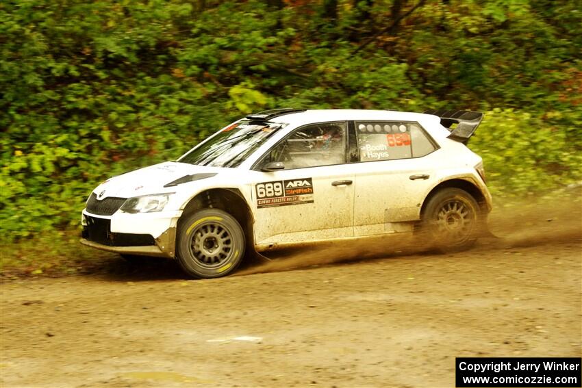 Ryan Booth / Andy Hayes Škoda Fabia on SS11, Anchor-Mattson.