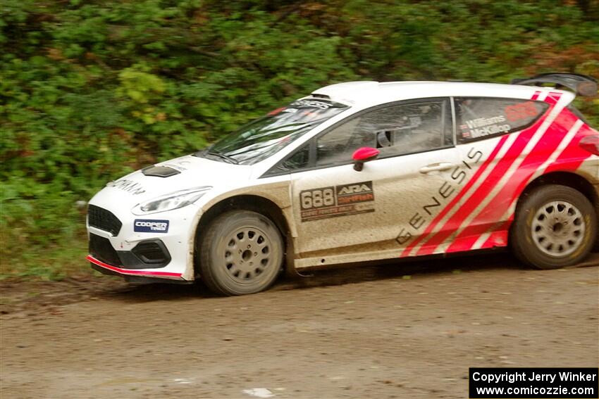 Tom Williams / Hannah McKillop Ford Fiesta R5 on SS11, Anchor-Mattson.