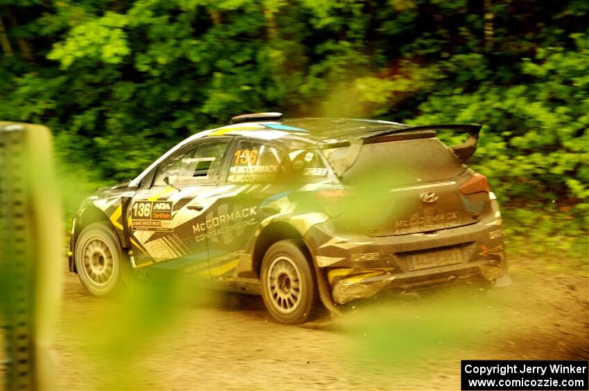 Enda McCormack / Liam McCormack Hyundai i20 R5 on SS11, Anchor-Mattson.