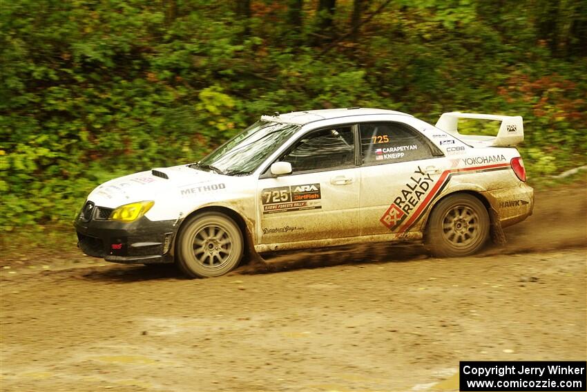 Dave Carapetyan / Adam Kneipp Subaru WRX STi on SS11, Anchor-Mattson.