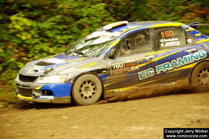 Gary Donoghue / Stephen Joyce Mitsubishi Lancer Evo IX on SS11, Anchor-Mattson.