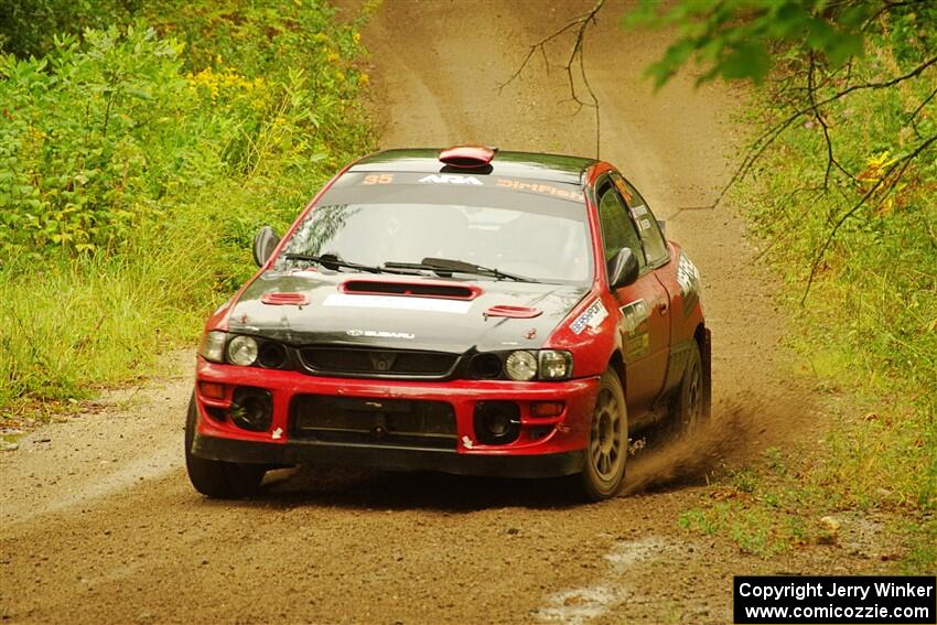 Mark Piatkowski / Claudia Barbera-Pullen Subaru Impreza 2.5RS on SS11, Anchor-Mattson.