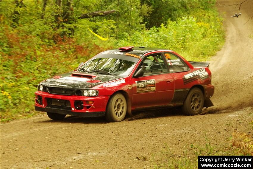 Mark Piatkowski / Claudia Barbera-Pullen Subaru Impreza 2.5RS on SS11, Anchor-Mattson.