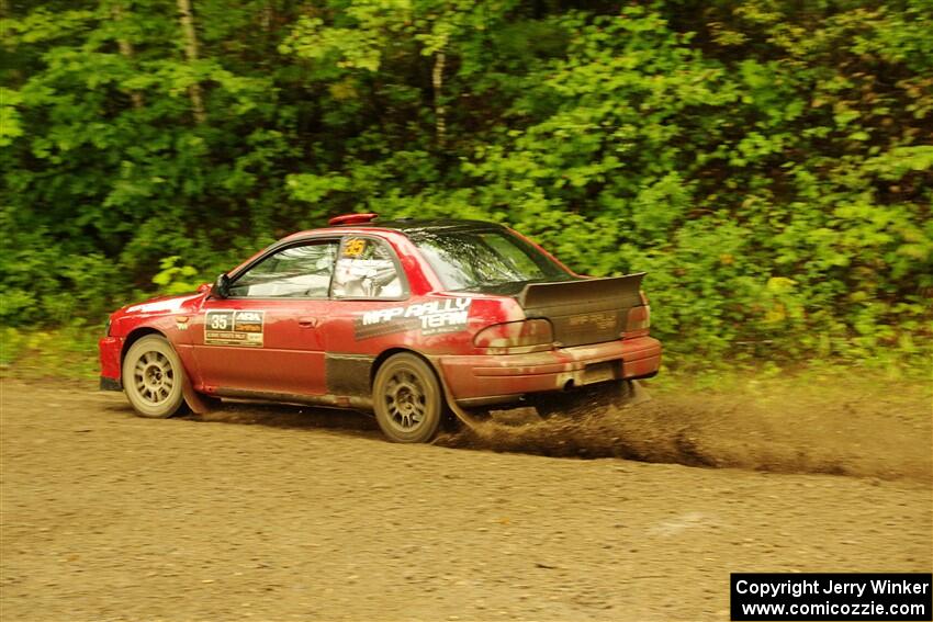 Mark Piatkowski / Claudia Barbera-Pullen Subaru Impreza 2.5RS on SS11, Anchor-Mattson.