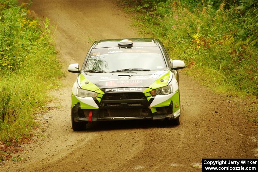 Eamon Fallon / Ozgur Simsek Mitsubishi Lancer Evo X on SS11, Anchor-Mattson.