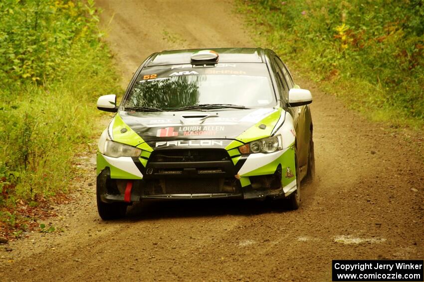 Eamon Fallon / Ozgur Simsek Mitsubishi Lancer Evo X on SS11, Anchor-Mattson.