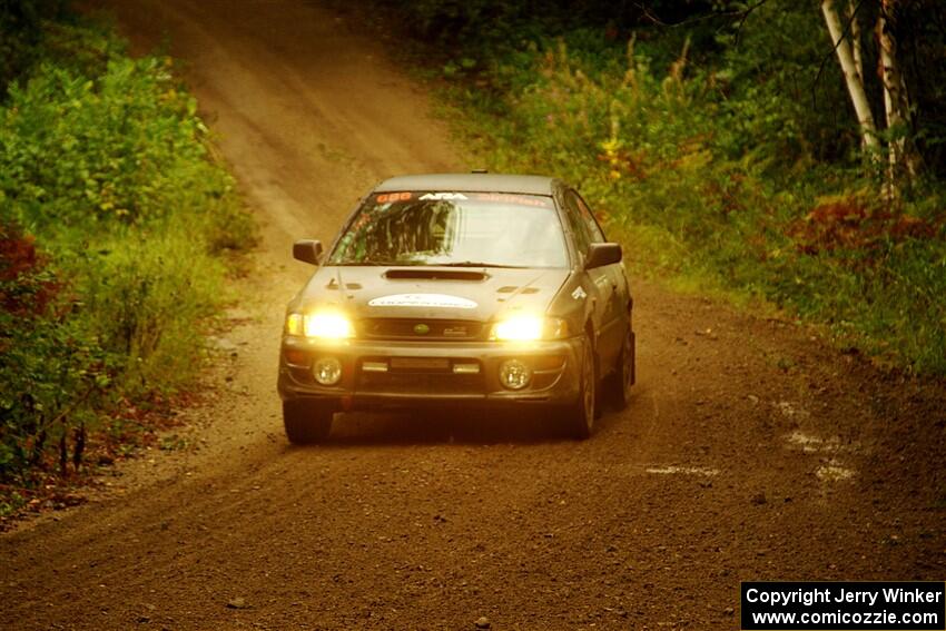 Jordan Locher / Tom Addison Subaru Impreza 2.5RS on SS11, Anchor-Mattson.