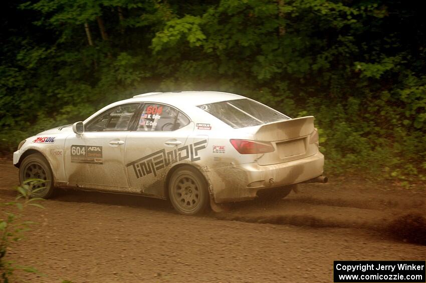 Nathan Odle / Elliot Odle Lexus IS250 on SS11, Anchor-Mattson.