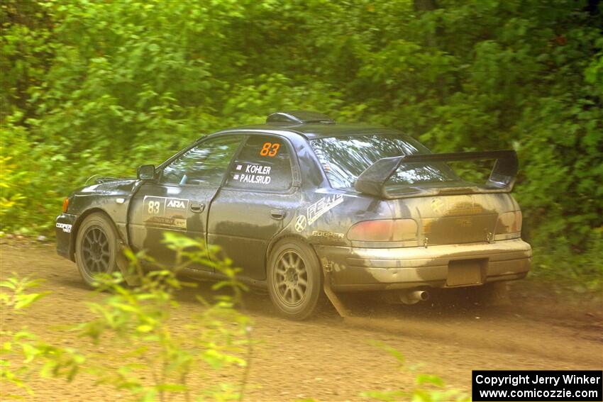 Jacob Kohler / Keith Paulsrud Subaru Impreza on SS11, Anchor-Mattson.