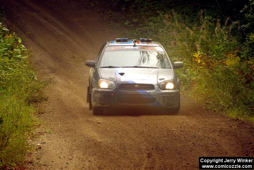 Andrew Dustman / K.J. Miller Subaru WRX on SS11, Anchor-Mattson.