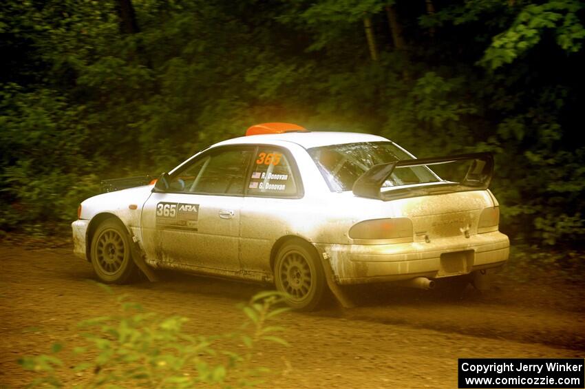 Richard Donovan / Greg Donovan Subaru Impreza on SS11, Anchor-Mattson.