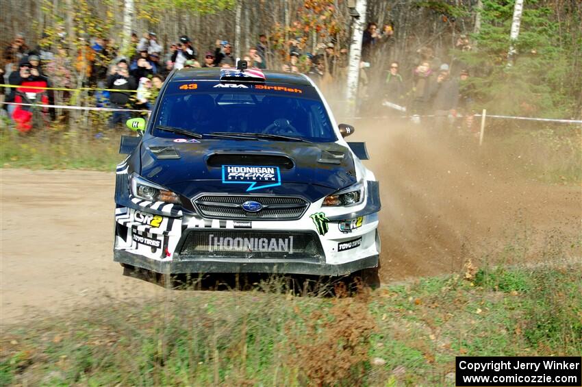 Ken Block / Alex Gelsomino Subaru WRX STi on SS1, Far Point I.