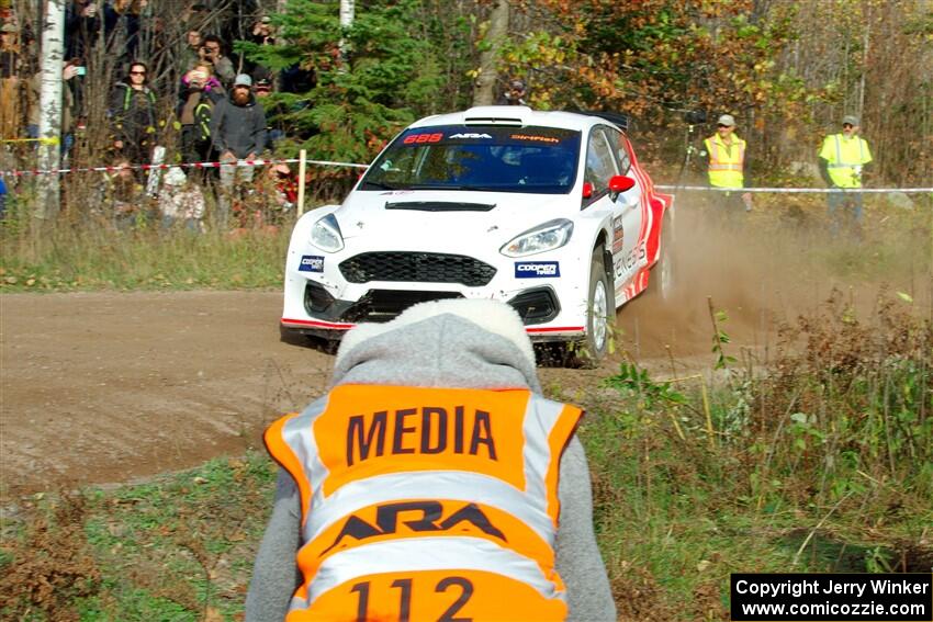 Tom Williams / Hannah McKillop Ford Fiesta R5 on SS1, Far Point I.