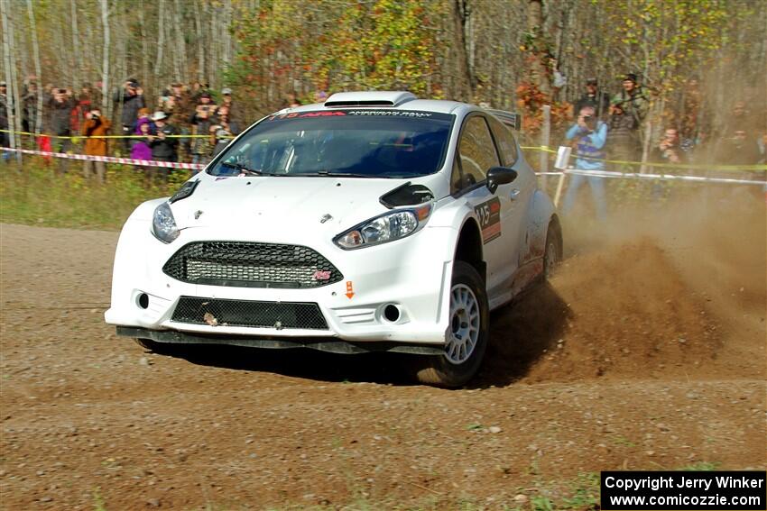 Joseph Burke / Nick Dobbs Ford Fiesta R5 on SS1, Far Point I.