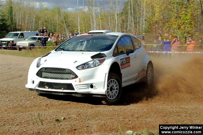 Joseph Burke / Nick Dobbs Ford Fiesta R5 on SS1, Far Point I.