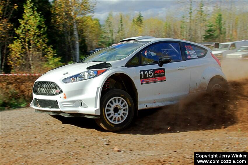 Joseph Burke / Nick Dobbs Ford Fiesta R5 on SS1, Far Point I.