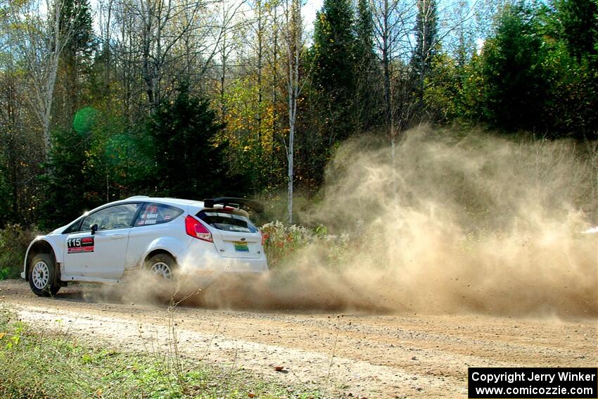 Joseph Burke / Nick Dobbs Ford Fiesta R5 on SS1, Far Point I.