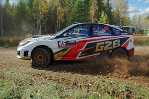 Grzegorz Bugaj / Ela Dziubanski Subaru WRX STi on SS1, Far Point I.