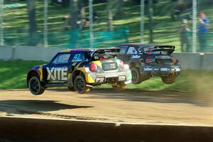 Oliver Bennett's MINI Cooper and Cabot Bigham's Audi S1