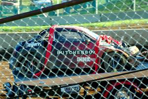 Cabot Bigham's Audi S1 goes away on the flatbed.