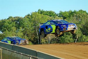 Scott Speed's and Andreas Bakkerud's Subaru WRX STis