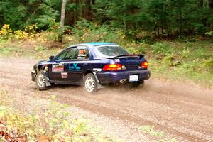 Jimmy Pelizzari / Kate Stevens Subaru Impreza on SS3, Bob Lake S-N I.