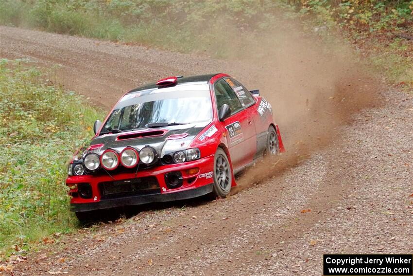 Mark Piatkowski / Aaron Crescenti Subaru Impreza 2.5RS on SS3, Bob Lake S-N I.